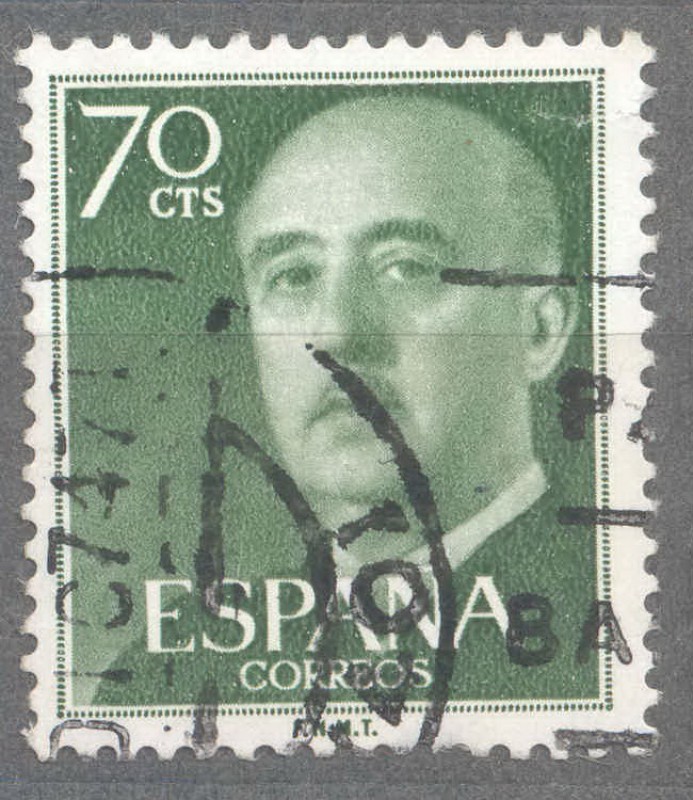 ESPAÑA 1955-6_1151 General Franco (1892-1975).