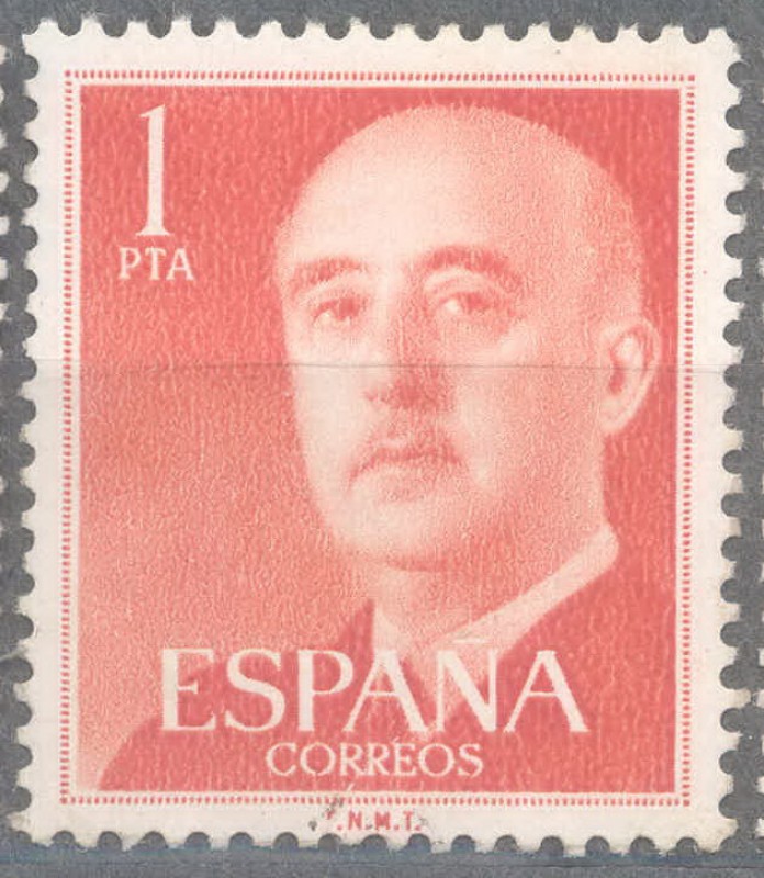 ESPAÑA 1955-6_1153.01 General Franco (1892-1975).