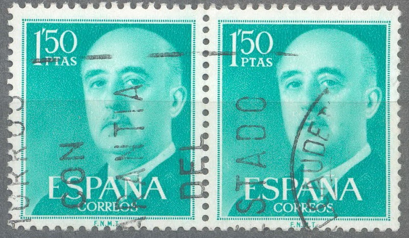ESPAÑA 1955-6_1155x2 General Franco (1892-1975).