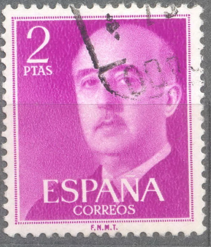 ESPAÑA 1955-6_1158.04 General Franco (1892-1975).