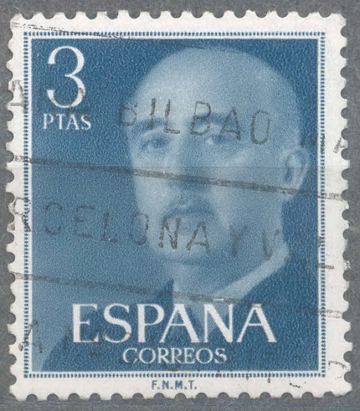 ESPAÑA 1955-6_1159.02 General Franco (1892-1975).