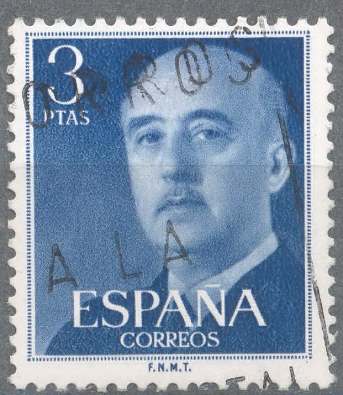 ESPAÑA 1955-6_1159.03 General Franco (1892-1975).