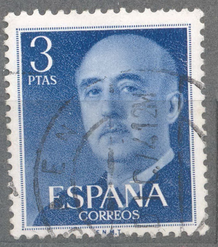ESPAÑA 1955-6_1159.04 General Franco (1892-1975).