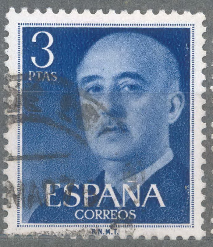 ESPAÑA 1955-6_1159.07 General Franco (1892-1975).