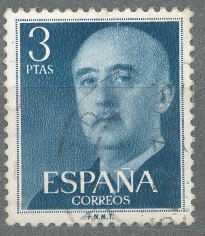 ESPAÑA 1955-6_1159.09 General Franco (1892-1975).