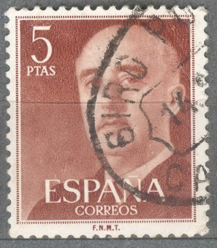 ESPAÑA 1955-6_1160 General Franco (1892-1975).