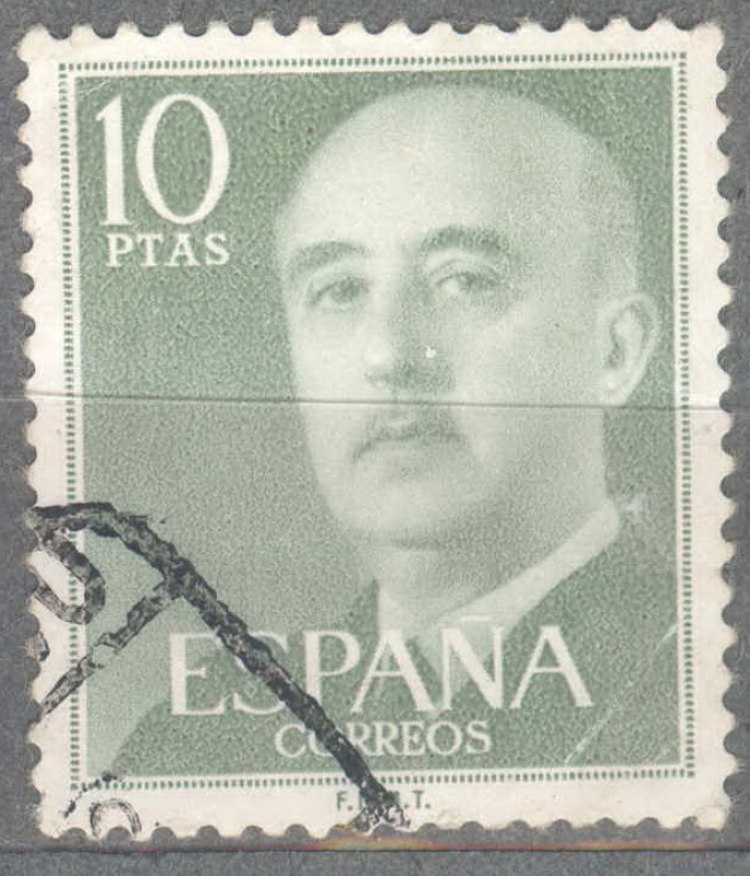 ESPAÑA 1955-6_1163 General Franco (1892-1975).