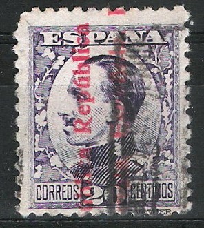 597  Alfonso XIII. Republica española