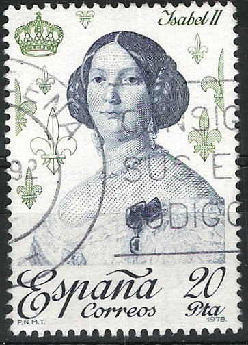 2502   Reyes. Isabel II.