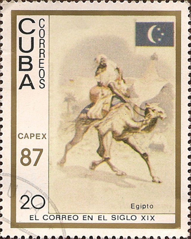 Correo en el siglo XIX: Egipto.