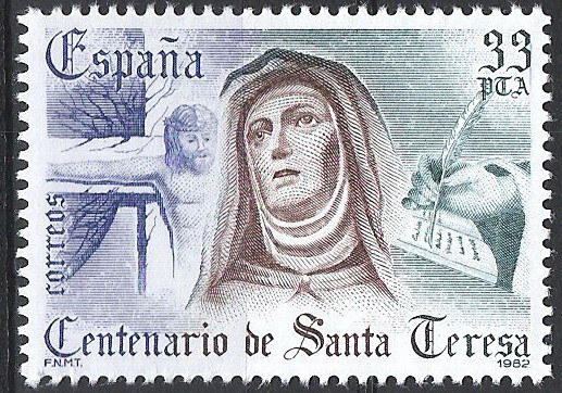 2674   IV Centº.  de la muerte de Santa Teresa de Ávila.