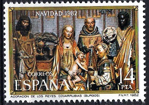 2681 Navidad. Adoración de los Reyes, Covarrubias,Burgos.