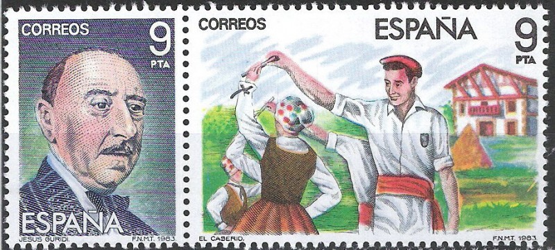 2701 Y 2702 Maestros de la Zarzuela. Jesus Guridi y El Caserío.