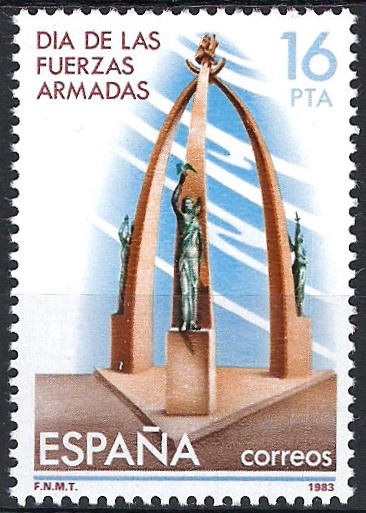 2710 Día de las Fuerzas Armadas. Monumento de Burgos