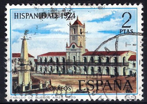 2214 Hispanidad. Cabildo de Buenos Aires, año 1829.