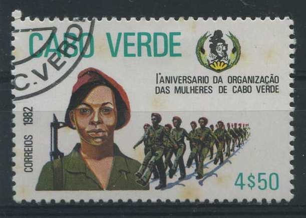 Scott 453 - Aniv. Org. Mujeres de Cabo Verde