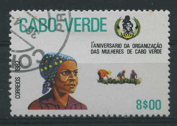 Scott 454 - Aniv. Org. Mujeres de Cabo Verde