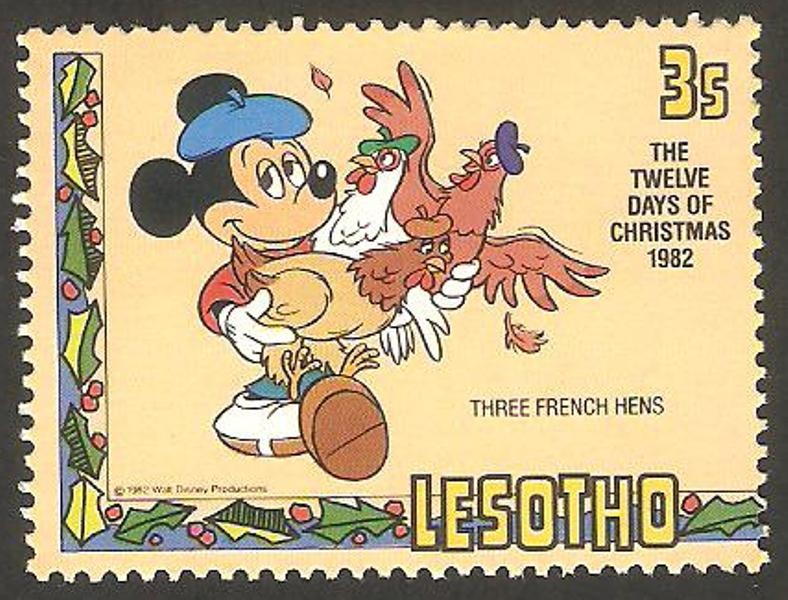  513 - Navidad Disney, tres gallinas francesas