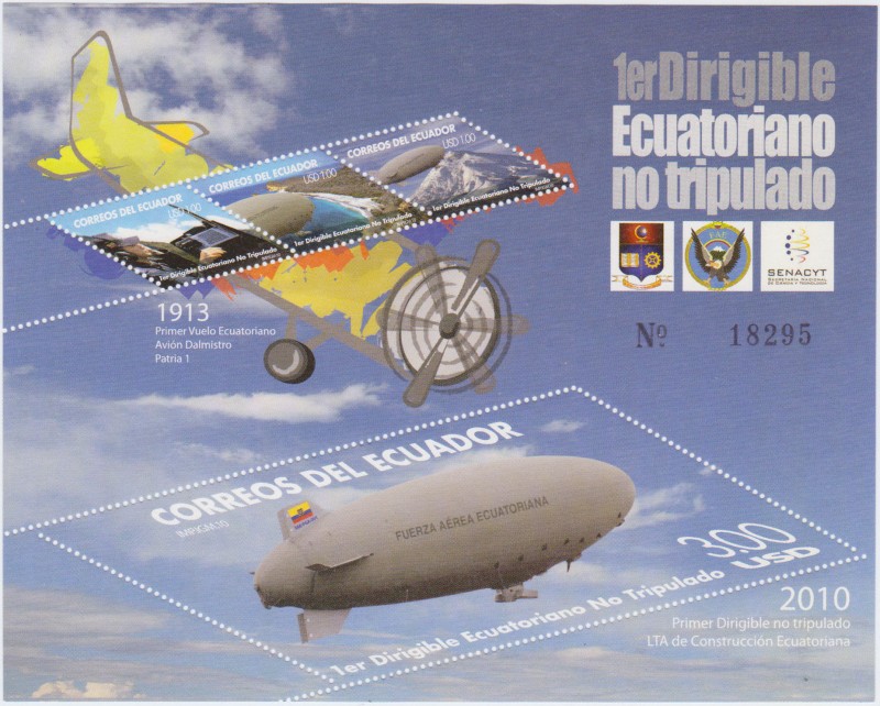 1er Dirigible Ecuatoriano no tripulado