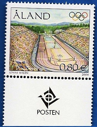 ALAND Islands  -  Juegos Olímpicos 2004 - Estadio