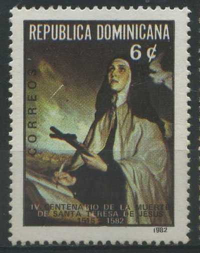 Scott 870 - IV Cent. Muerte Teresa de Jesus