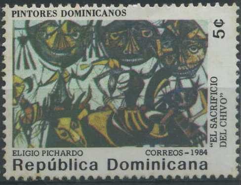 Scott 925 - Pintores Dominicanos