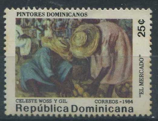 Scott 927 - Pintores Dominicanos