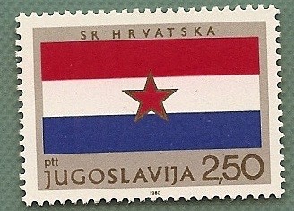 Bandera de la República Socialista de Croacia