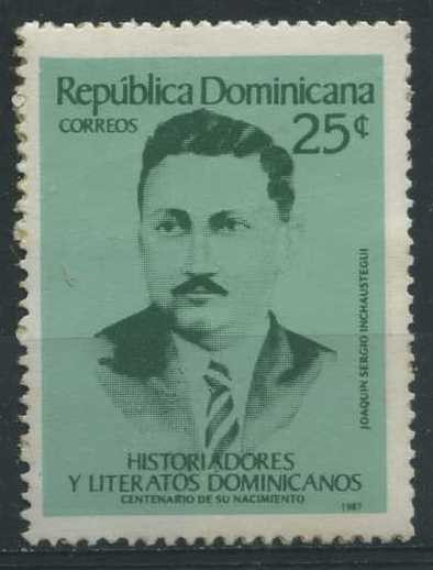 Scott 1009 - Historiadores y Literatos Dominicanos