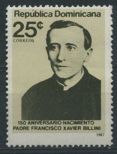 Scott 1016 - 150 Aniv. Nacimiento Padre Fco Xavier Billini