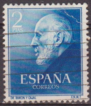 España 1952 1119 Sello º Doctor Santiago Ramón y Cajal 2p