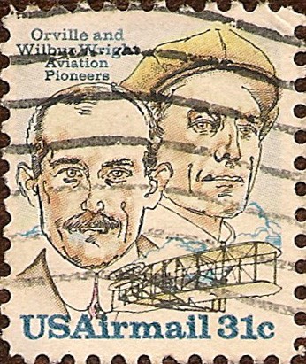 Orville y Wilburt Wright, pioneros de la aviación.