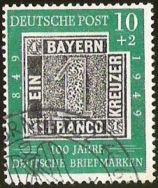 DEUTSCHE POST - 100 JAHRE DEUTSCHE BRIEFMARKEN