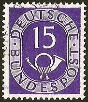 DEUTSCHES BUNDESPOST - CUERNO POSTAL