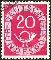 DEUTSCHES BUNDESPOST - CUERNO POSTAL