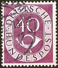 DEUTSCHES BUNDESPOST - CUERNO POSTAL