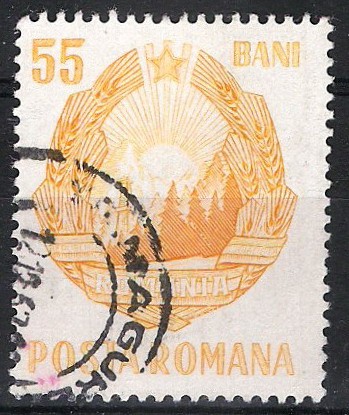 Escudo República Socialista de Rumanía. 1947-1989