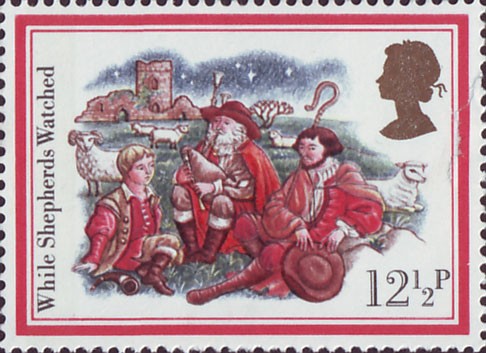 Christmas Carols 12.5p Stamp (1982) 'While Shepherds Watched'