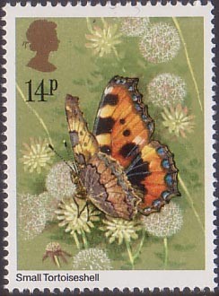 Butterflies 14p Stamp (1981) Aglais Urticae