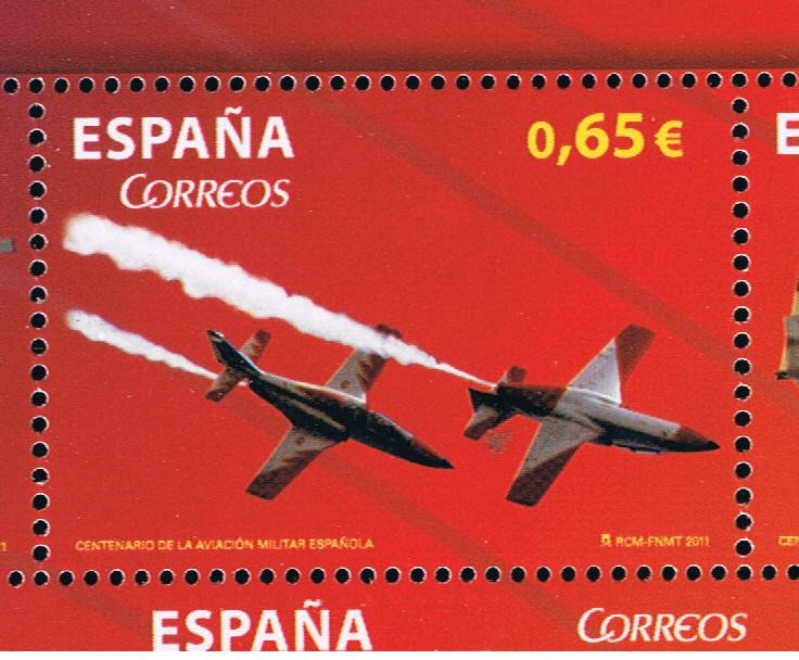 Edifil  4653  B  Centen ario de la Aviación Militar Española.  