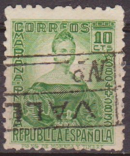 ESPAÑA 1933 682 Sello º Personajes Mariana Pineda 10c República Española