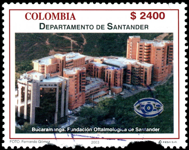 EMISIÓN POSTAL DEPARTAMENTOS DE COLOMBIA - SANTANDER