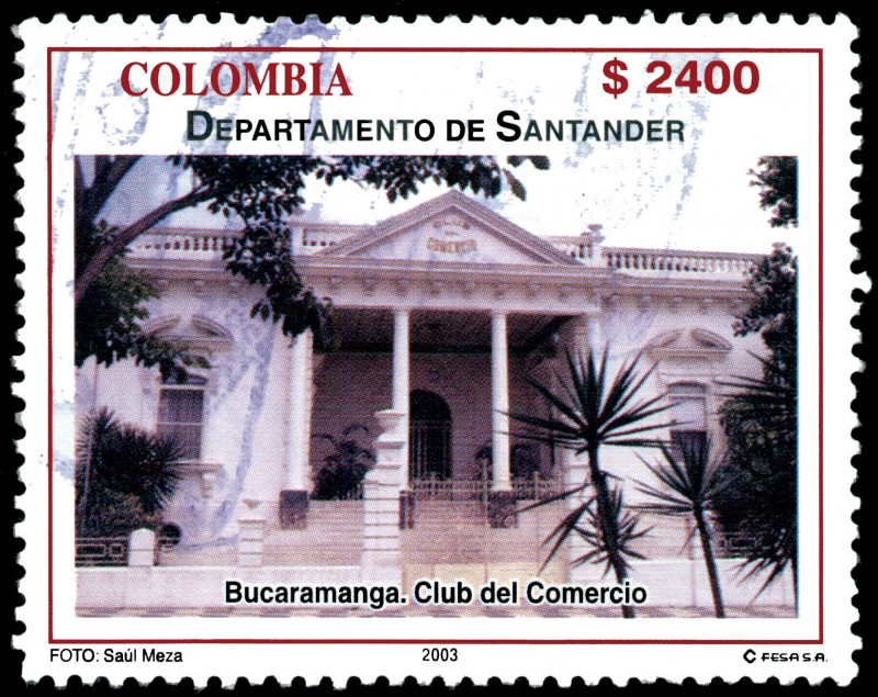 EMISIÓN POSTAL DEPARTAMENTOS DE COLOMBIA - SANTANDER