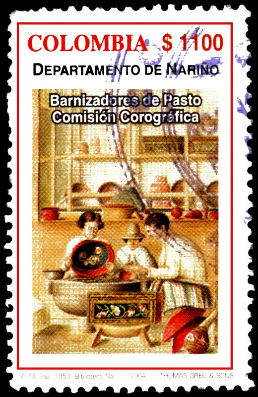 EMISIÓN POSTAL SERIES DEPARTAMENTOS DE COLOMBIA - NARIÑO