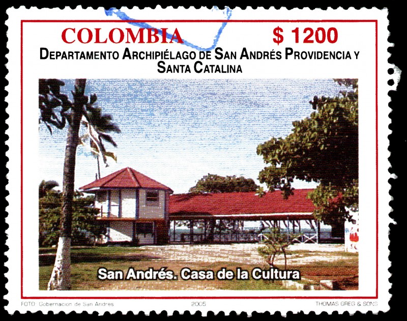 EMISIÓN POSTAL DEPARTAMENTOS DE COLOMBIA - ARCHIPIELAGO DE SAN ANDRES, PROVIDENCIA Y SANTA CATALINA