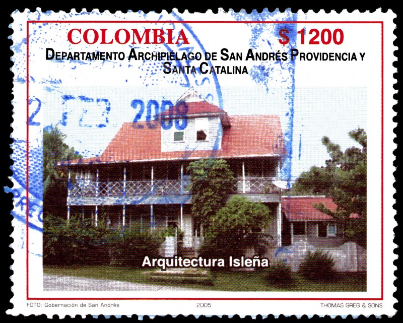 EMISIÓN POSTAL DEPARTAMENTOS DE COLOMBIA - ARCHIPIELAGO DE SAN ANDRES, PROVIDENCIA Y SANTA CATALINA