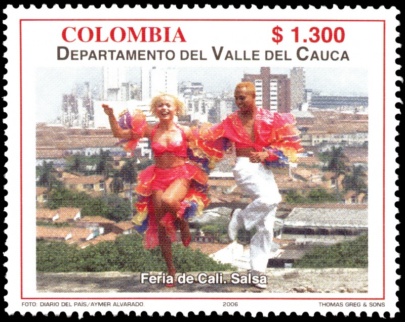 EMISIÓN POSTAL DEPARTAMENTOS DE COLOMBIA - VALLE DEL CAUCA