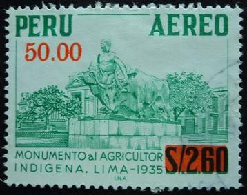Monumento al Agricultor Indígena. Lima - 1935