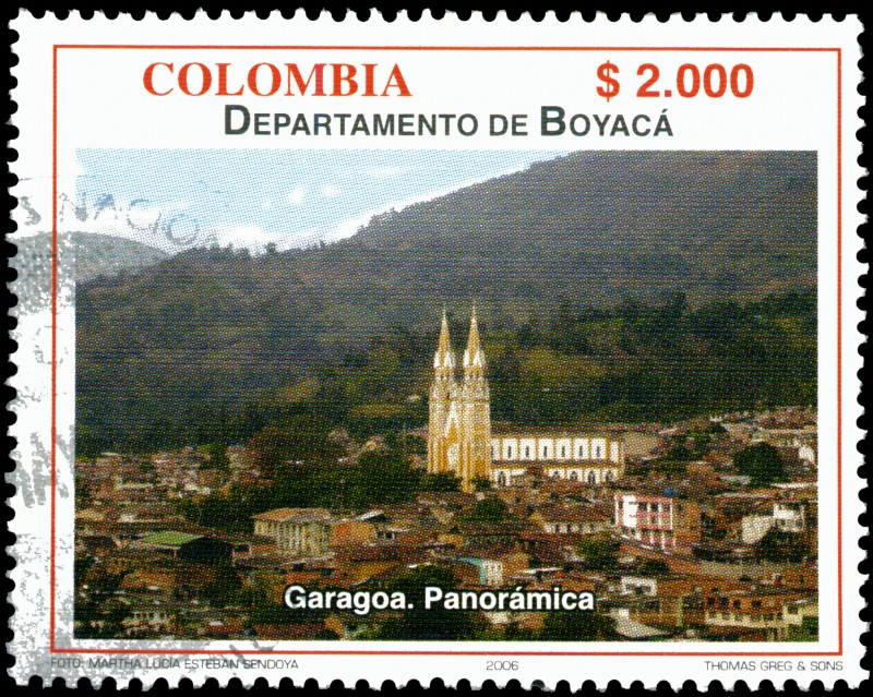 EMISIÓN POSTAL DEPARTAMENTOS DE COLOMBIA - BOYACÁ