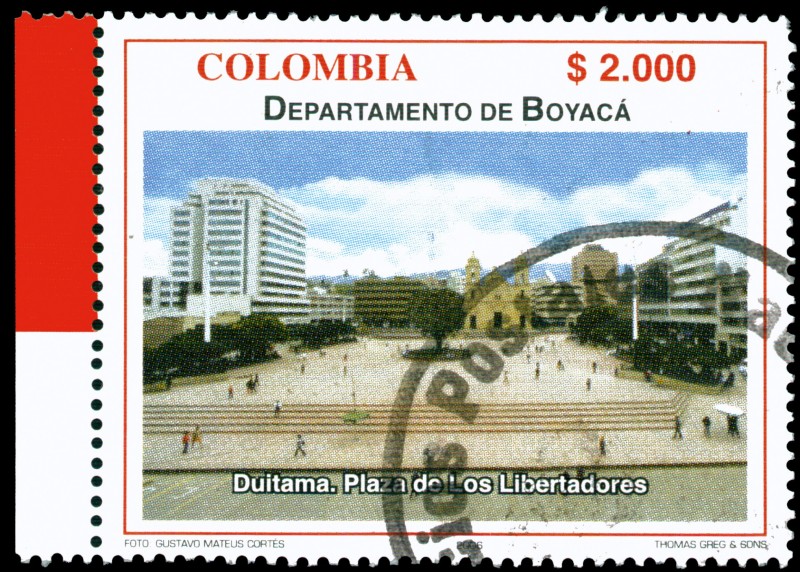 EMISIÓN POSTAL DEPARTAMENTOS DE COLOMBIA - BOYACÁ